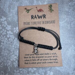 Rawr Dinosaur Bracelet with Card